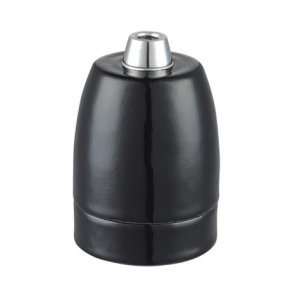Halo Design Porcelænsfatning E27, Sort
