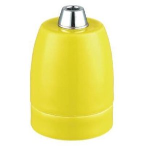 Halo Design Porcelænsfatning E27, Gul