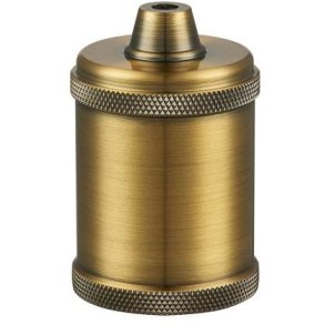 Halo Design Fassung Raw, Antikes Metall