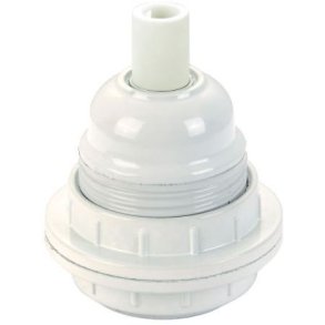 Halo Design Fassung mit berwurfmutter, Wei