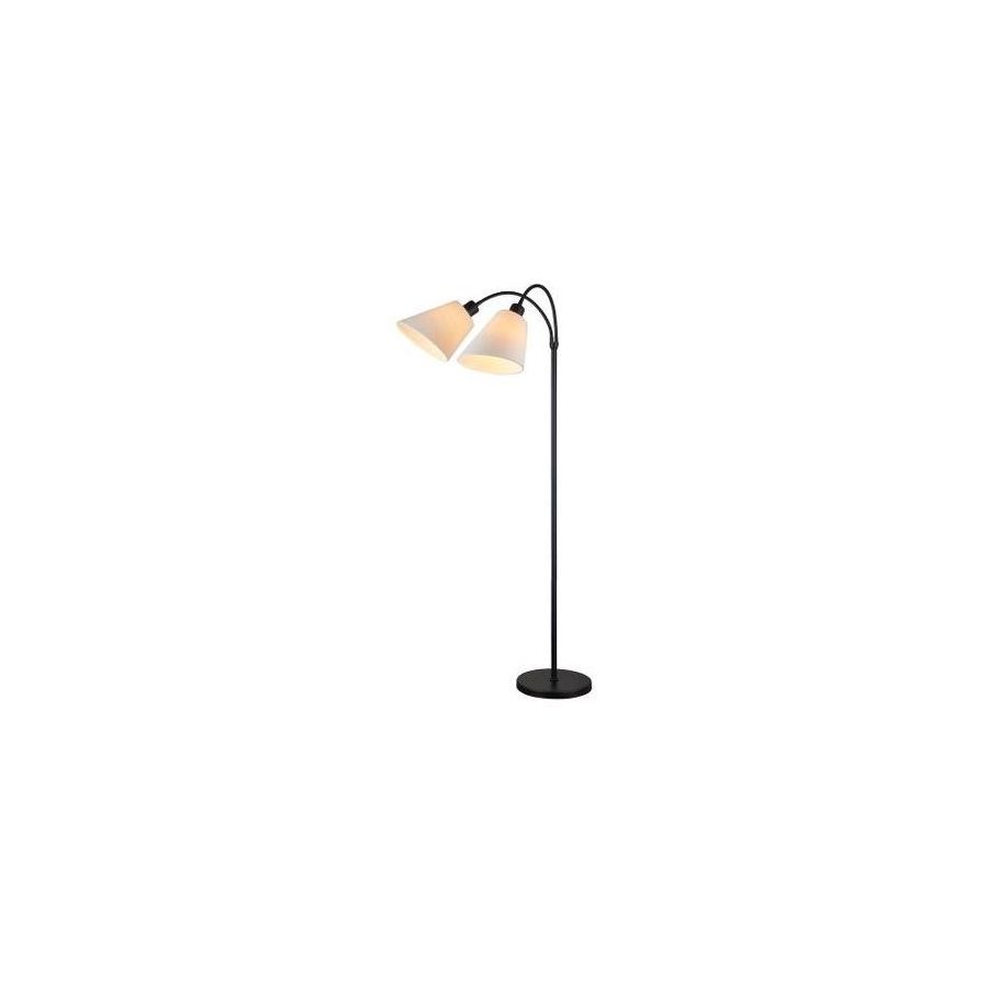 Halo Design Tower Cut Gulvlampe H130 cm, Off-white/Sort