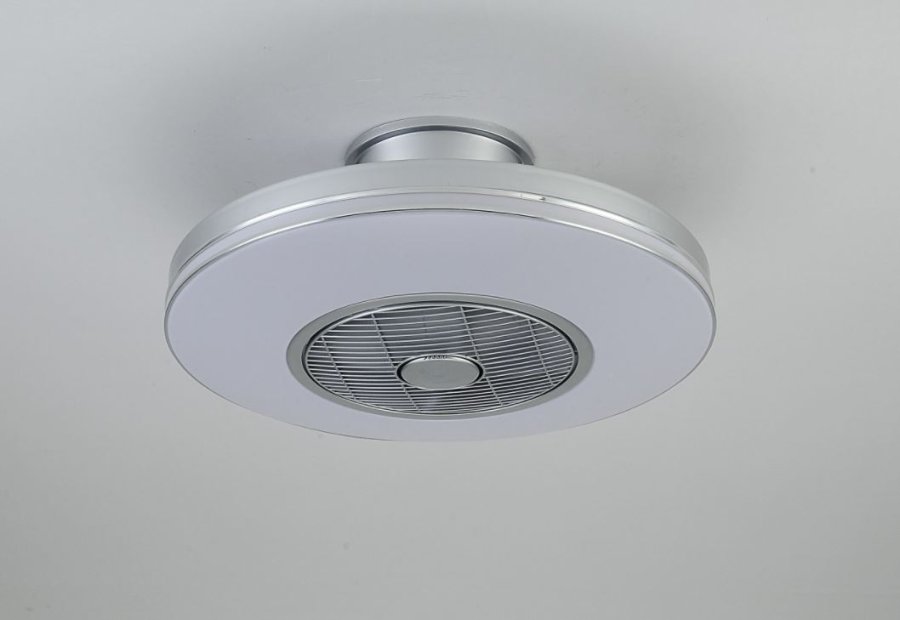 Halo Design Deckenventilator mit Licht und Fernbedienung 50 cm