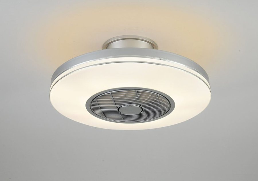 Halo Design Deckenventilator mit Licht und Fernbedienung 50 cm