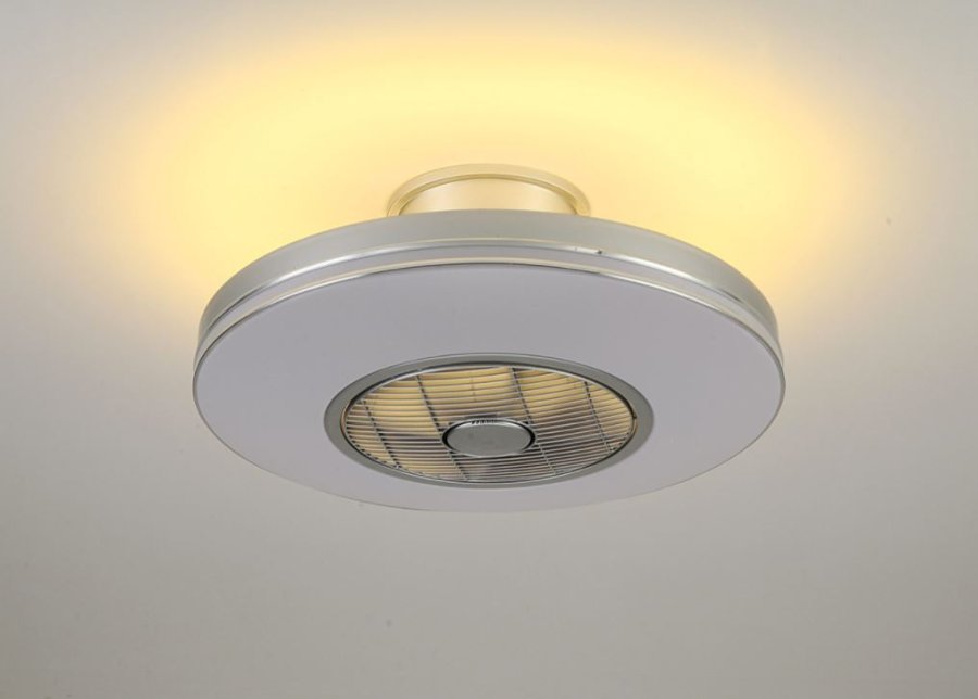 Halo Design Deckenventilator mit Licht und Fernbedienung 50 cm