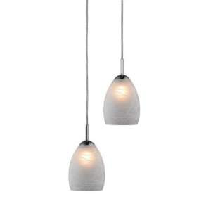 Halo Design Winner Pendelsæt 2 stk Ø11,5 cm, Mat Glas