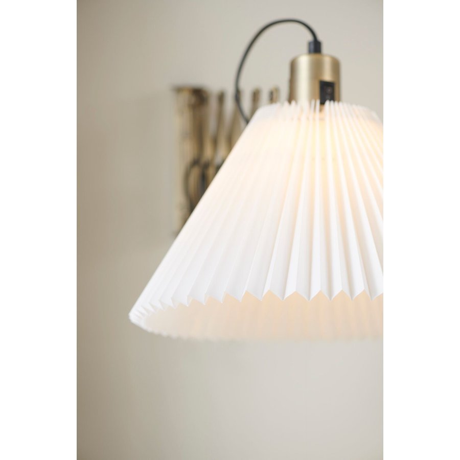 Halo Design Medina Wandlampe 33 cm, Messing Antik