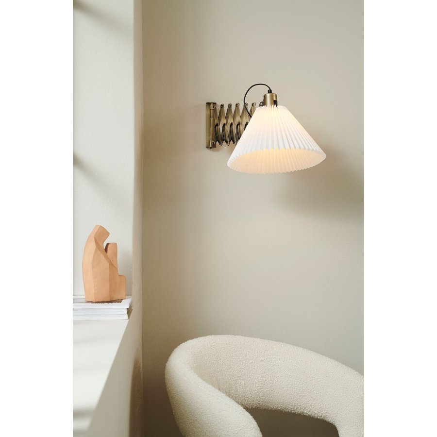 Halo Design Medina Wandlampe 33 cm, Messing Antik