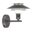 Halo Design 1123 Wandlampe 18 cm, Gun-Black