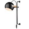 Halo Design D.C Wandlampe 18 cm, Schwarz/Eiche