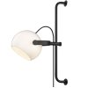 Halo Design D.C Opalic Wandlampe 18 cm, Opal/Eiche Schwarz