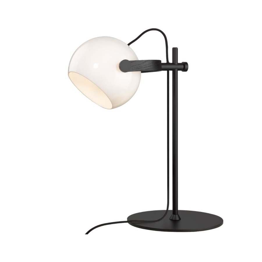 Halo Design D.C Opalic Tischlampe H50 cm, Opal/Eiche Schwarz