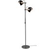 Halo Design D.C Stehlampe 2 Arme 18 cm, Schwarz/Eiche