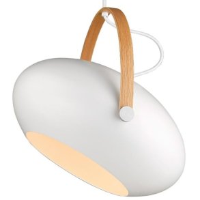 Halo Design D.C. Pendelleuchte 40 cm, Wei/Eiche