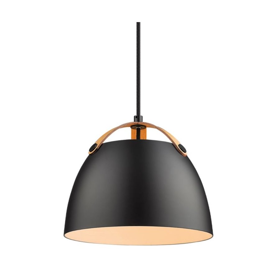 Halo Design Oslo Pendelleuchte 24 cm, Schwarz/Eiche