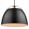 Halo Design Oslo Pendelleuchte 40 cm, Schwarz/Eiche