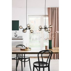 Halo Design Atom Lysekrone Ø45 cm, Smoke