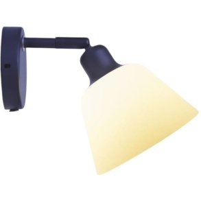 Halo Design Carpenter Wandleuchte 15 cm, Opal/Schwarz