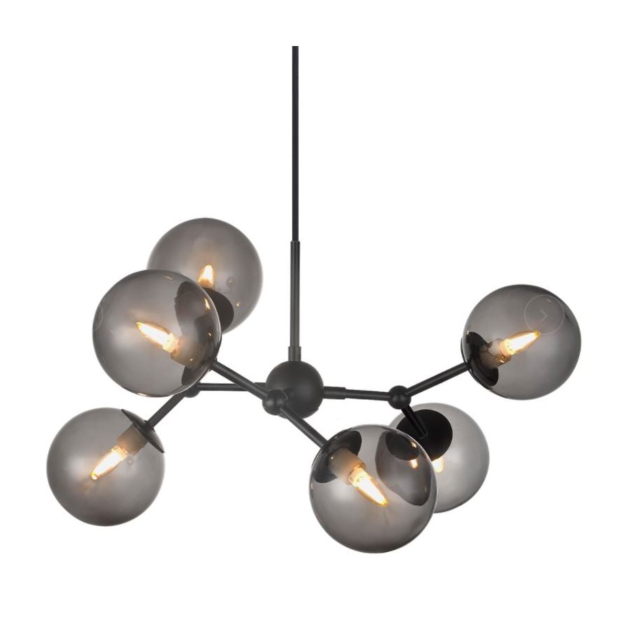 Halo Design Atom Pendelleuchte 57 cm, Smoke