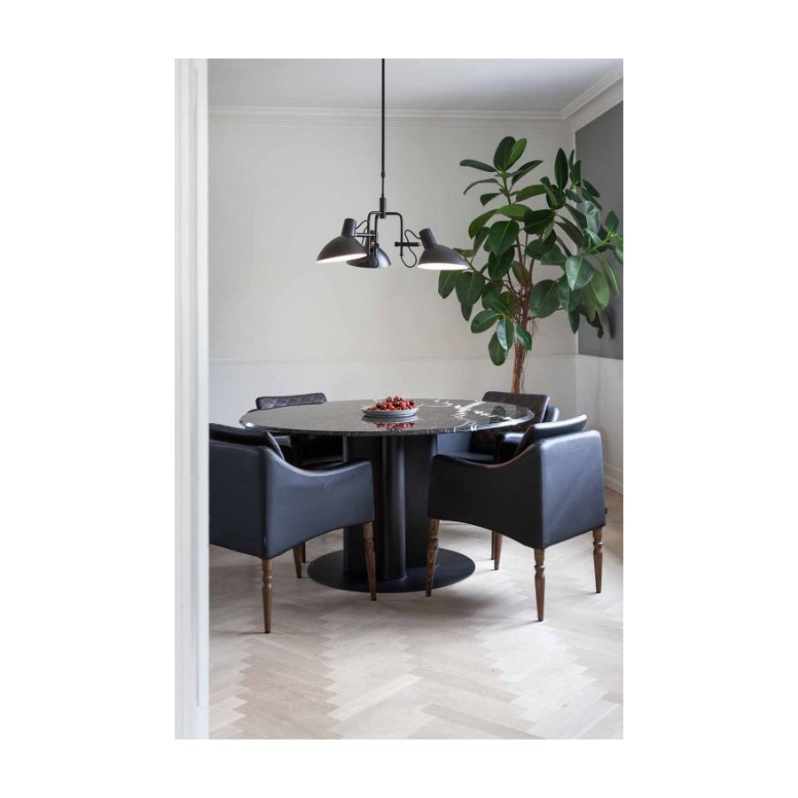 Halo Design Metropole Kronleuchter 73 cm, Schwarz