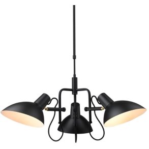 Halo Design Metropole Kronleuchter 73 cm, Schwarz