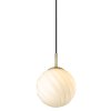 Halo Design Twist Ball Pendelleuchte 15 cm, Opal/Bronze