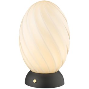 Halo Design Twist Tischlampe H22 cm, Opal/Schwarz