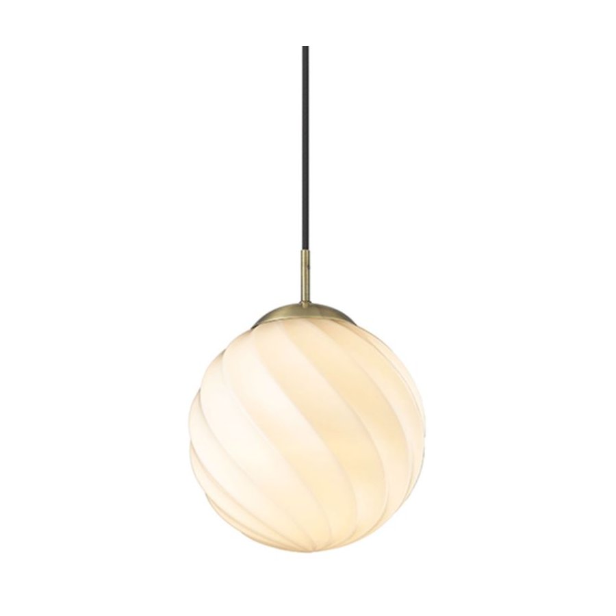 Halo Design Twist Ball Pendelleuchte 25 cm, Opal/Bronze