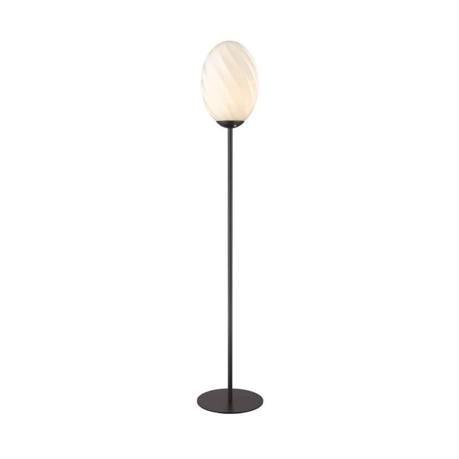 Halo Design Twist Stehlampe 25 cm, Opal/Schwarz