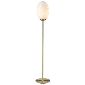 Halo Design Twist Stehlampe 25 cm, Opal/Bronze