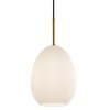 Halo Design Bod Pendelleuchte 20 cm, Opal/Messing