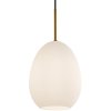 Halo Design Bod Pendelleuchte 28 cm, Opal/Messing