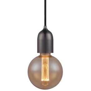 Halo Design Classic Fassung-Set E27, Gun Black