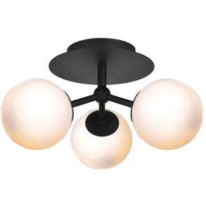 Halo Design Atom Loftlampe Ø26 cm, Opal/Sort