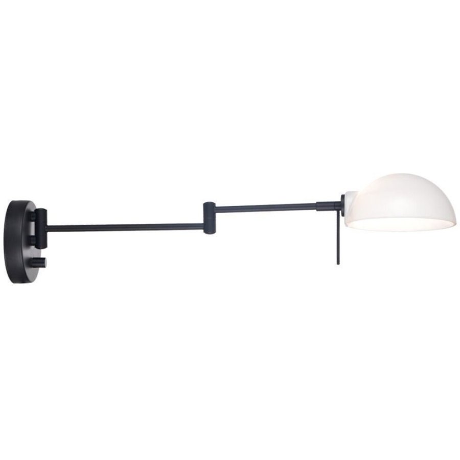 Halo Design Kjbenhavn Wandlampe mit Arm 15 cm, Schwarz