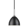 Halo Design Bellevue Pendelleuchte 14 cm, Schwarz/Chrom