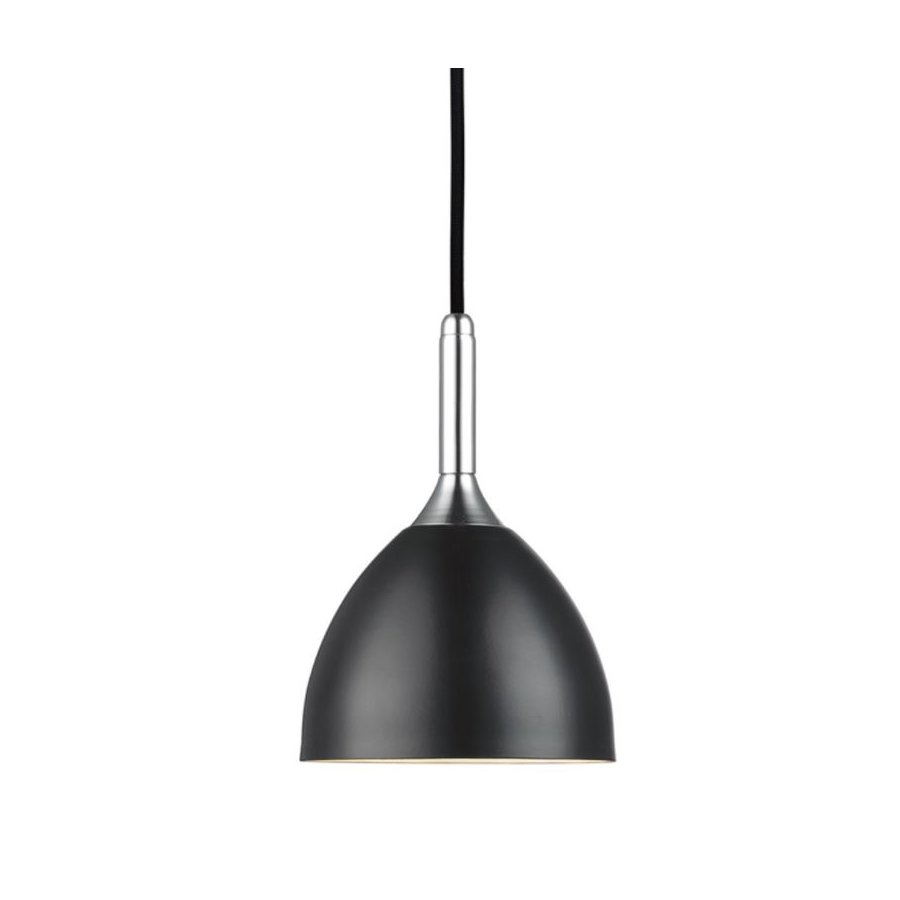 Halo Design Bellevue Pendelleuchte 14 cm, Schwarz/Chrom