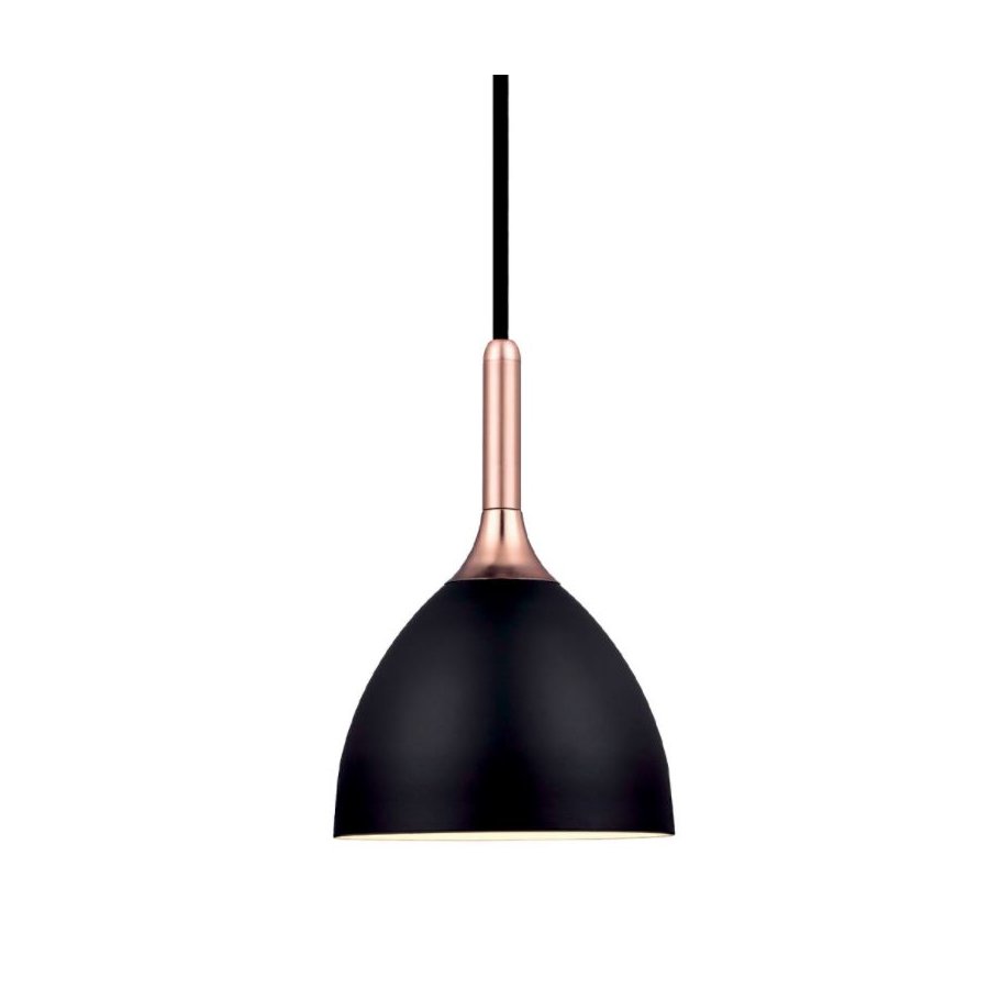 Halo Design Bellevue Pendelleuchte 14 cm, Schwarz/Kupfer