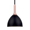 Halo Design Bellevue Pendelleuchte 24 cm, Schwarz/Kupfer