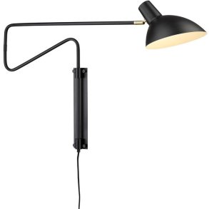 Halo Design Metropole Deluxe Wandleuchte H36 cm, Schwarz