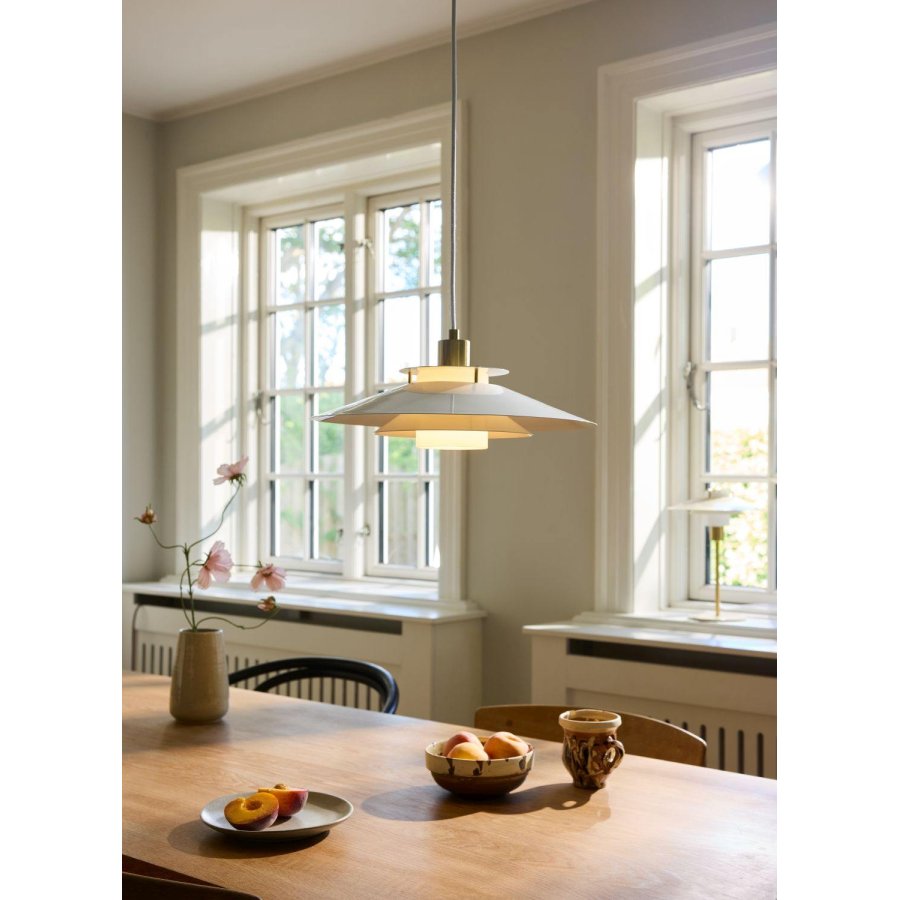 Halo Design Rivoli Pendelleuchte Ø40 cm, Weiß