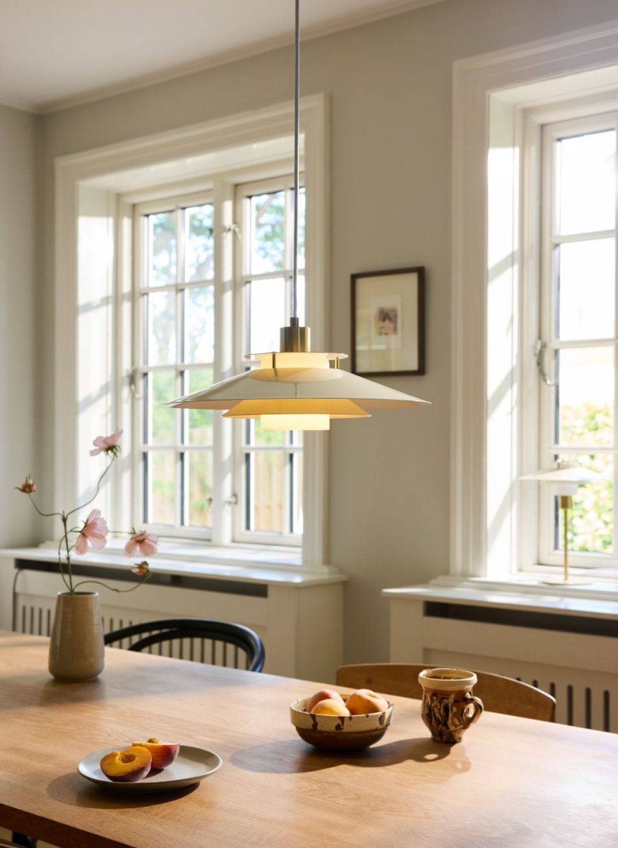 Halo Design Rivoli Pendelleuchte Ø40 cm, Creme