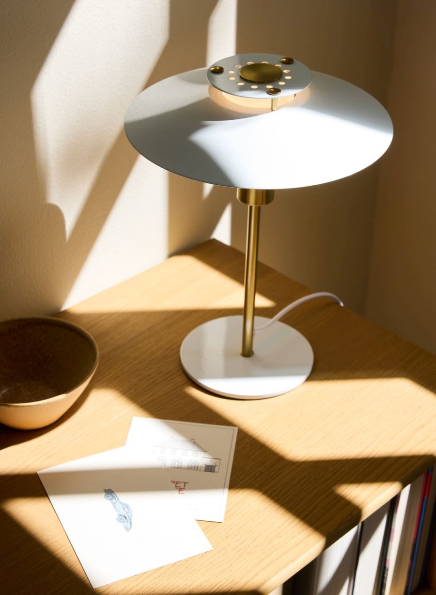 Halo Design Rivoli Tischlampe H31 cm, Weiß