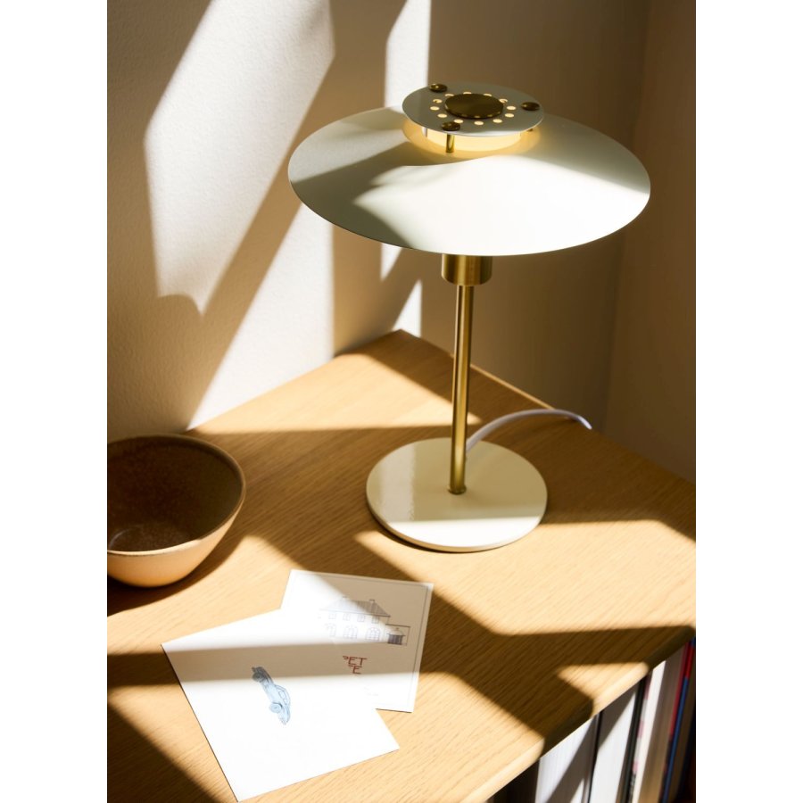 Halo Design Rivoli Tischlampe H31 cm, Creme