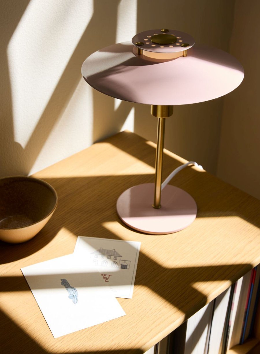 Halo Design Rivoli Tischlampe H31 cm, Rosa