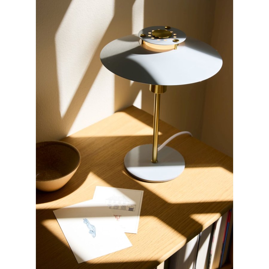 Halo Design Rivoli Tischlampe H31 cm, Hellgrau