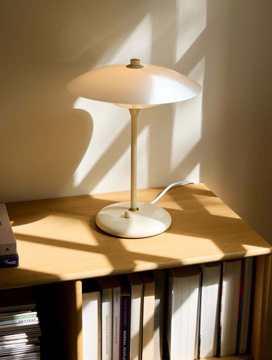 Halo Design Baroni Tischlampe H40 cm, Creme