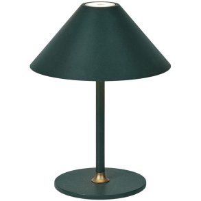 Halo Design Hygge Trdls Bordlampe LED H19 cm, Mrkegrn