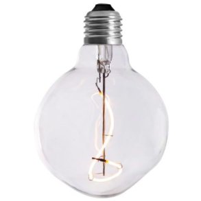 Halo Design Colors Out Of Shape Glhbirne E27 4W 9,5 cm, Klar