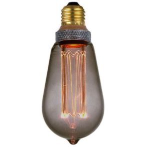 Halo Design Colors Dim Drop Glühbirne LED E27 5W, Smoke