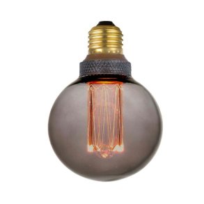 Halo Design Colors Dim Mini Globe Pære LED E27 5W, Smoke